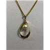 Image 2 : Genuine Cultured Pearl Pendant Necklace