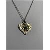 Image 2 : Vintage 925 Sterling Silver Heart Pendant w/925 Chain Necklace