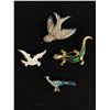 Image 2 : Collection Of Vintage Animal Brooches