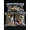 Image 2 : 3 Bags Of Misc Costume Jewelry, Earrings, Pendants, Rings, Etc