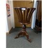Image 1 : Vintage Solid Wood 31" Tall Flower Stand