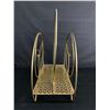 Image 2 : Gold Plated Metal LP/Magazine Stand