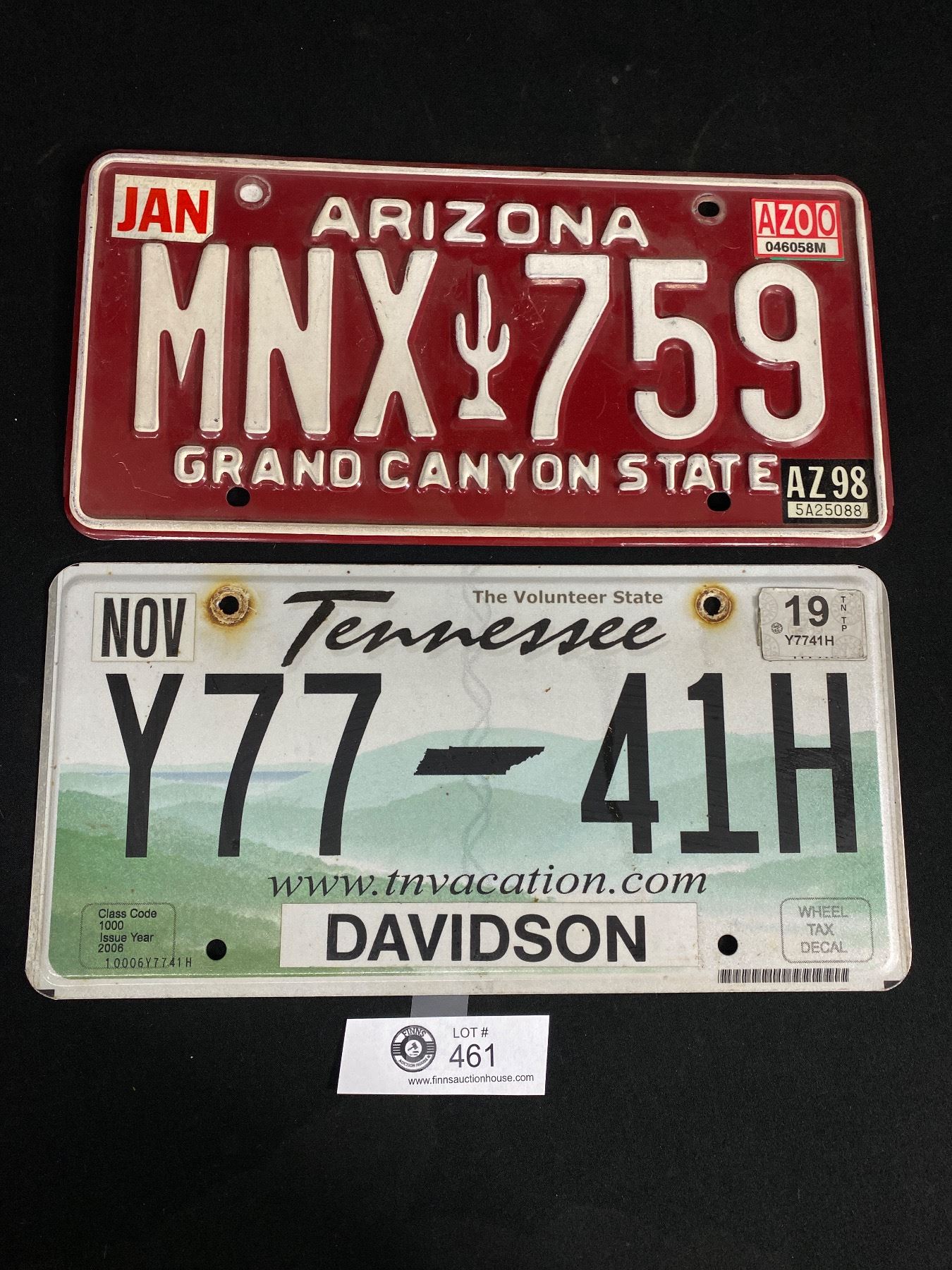 2021 Arizona License Plate #EPA2B7A