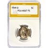 Image 1 : 1949-D Jefferson Nickel PGA MS67 FS
