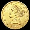 Image 1 : 1885 $5 Gold Half Eagle UNCIRCULATED
