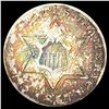 Image 1 : 1857 Silver Three Cent LIGHTLY CIRCULATED