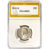 Image 1 : 1932-D Washington Silver Quarter PGA MS64