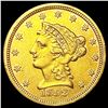 Image 1 : 1852 $2.50 Gold Quarter Eagle CLOSELY UNCIRCULATED