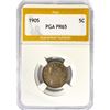 Image 1 : 1905 Liberty Victory Nickel PGA PR65