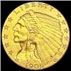 Image 1 : 1909 $2.50 Gold Quarter Eagle CLOSELY UNCIRCULATED