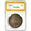 Image 1 : 1926-S Silver Peace Dollar PGA MS65