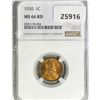 Image 1 : 1930 Wheat Cent NGC MS66 RD
