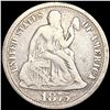 Image 1 : 1875-CC Seated Liberty Dime NICELY CIRCULATED