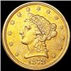 Image 1 : 1878 $2.50 Gold Quarter Eagle CHOICE BU