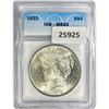Image 1 : 1922 Silver Peace Dollar ICG MS65