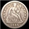Image 1 : 1844 Seated Liberty Dime NICELY CIRCULATED