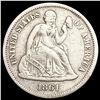 Image 1 : 1861-S Seated Liberty Dime ABOUT UNCIRCULATED
