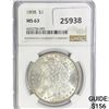 Image 1 : 1898 Morgan Silver Dollar NGC MS63