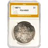 Image 1 : 1887-S Morgan Silver Dollar PGA MS65