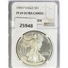 Image 1 : 1994-P American Silver Eagle NGC PF69 UC