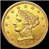 Image 1 : 1904 $2.50 Gold Quarter Eagle UNCIRCULATED