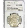 Image 1 : 1890 Morgan Silver Dollar NGC MS61