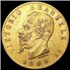 Image 1 : 1865 Italy .1867oz Gold 20 Lire CLOSELY UNCIRCULAT