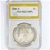 Image 1 : 1880-O Morgan Silver Dollar PGA MS62 DMPL