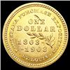 Image 2 : 1903 Jefferson Commem Gold Dollar CHOICE BU