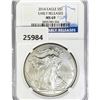 Image 1 : 2014 American Silver Eagle NGC MS69