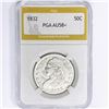 Image 1 : 1832 Capped Bust Half Dollar PGA AU58+