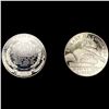 Image 2 : (2) 1oz Silver Dollars (2000, 2009) GEM PROOF