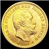 Image 1 : 1901 Sweden .0648oz Gold 5 Kronor GEM BU