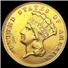 Image 1 : 1878 $3 Gold Piece ABOUT UNCIRCULATED