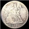 Image 1 : 1870-S Seated Liberty Dime NICELY CIRCULATED