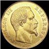 Image 1 : 1857-A France .4667oz Gold 50 Francs UNCIRCULATED