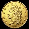 Image 1 : 1834 Plain 4 $5 Gold Half Eagle LIGHTLY CIRCULATED
