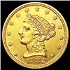 Image 1 : 1882 $2.50 Gold Quarter Eagle UNCIRCULATED