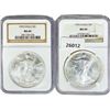 Image 1 : 1993 Set (2) American Silver Eagle NGC MS69