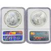 Image 2 : 1993 Set (2) American Silver Eagle NGC MS69