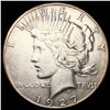 Image 1 : 1927 Silver Peace Dollar CLOSELY UNCIRCULATED