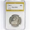 Image 1 : 1813 Capped Bust Half Dollar PGA XF45
