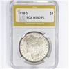 Image 1 : 1878-S Morgan Silver Dollar PGA MS60 PL