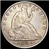 Image 1 : 1874 Arws Seated Liberty Half Dollar LIGHTLY CIRCU