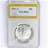 1941-D Walking Liberty Half Dollar PGA MS66