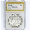 Image 1 : 1878-S Morgan Silver Dollar PGA MS64