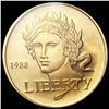Image 1 : 1988-W US Commem .25oz Gold $5 GEM PROOF