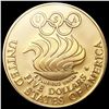 Image 2 : 1988-W US Commem .25oz Gold $5 GEM PROOF