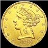 Image 1 : 1906 $5 Gold Half Eagle UNCIRCULATED