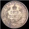 Image 2 : 1883 Kingdom of Hawaii Dime CLOSELY UNCIRCULATED